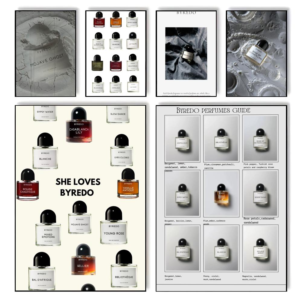 Home Fragrance Byredo - Plakat zapachowy B-ByredoS, samoprzylepny, stylowy plakat