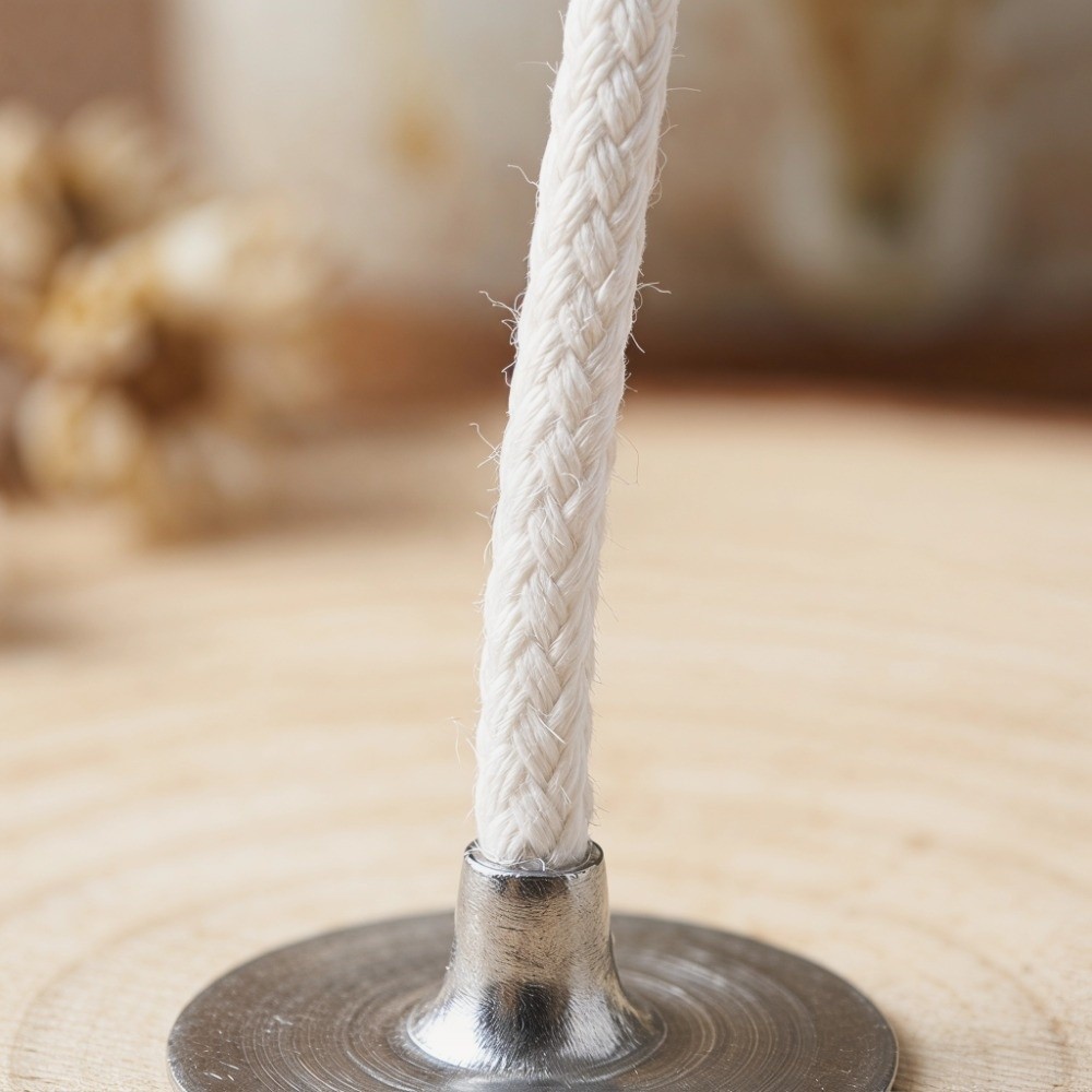 Soy Wax Flake - 100 szt. Bezdymne, 100% bawełniane knoty
