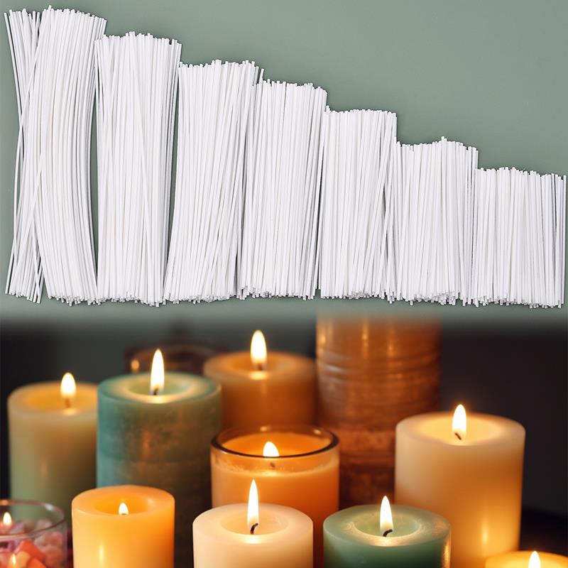 Soy Wax Flake - 50/100 szt. Woskowana bawełniana świeca zestaw