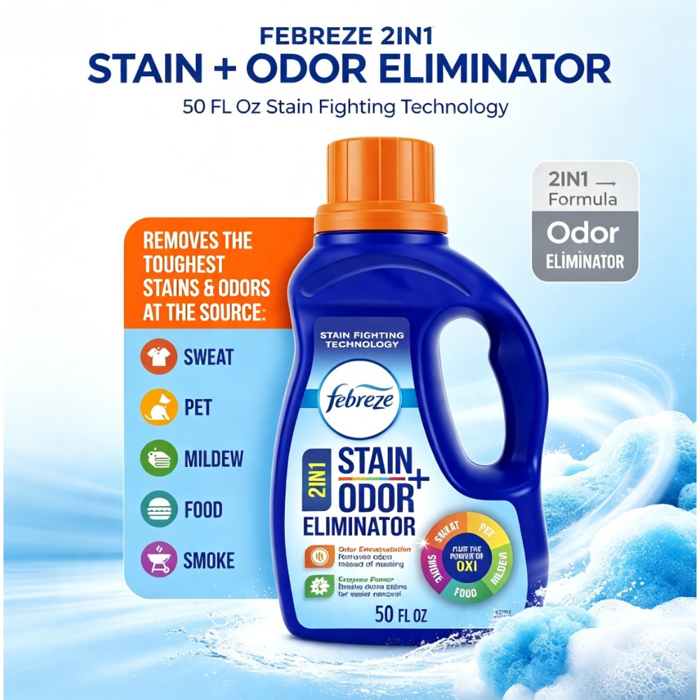 Scent Booster Bead - Febreze + Oxi In-Wash Koraliki Zapachowe