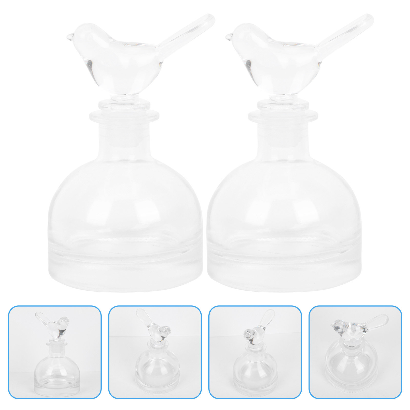 2 szt. Szklane butelki na perf – Home Fragrance recenzja i cena