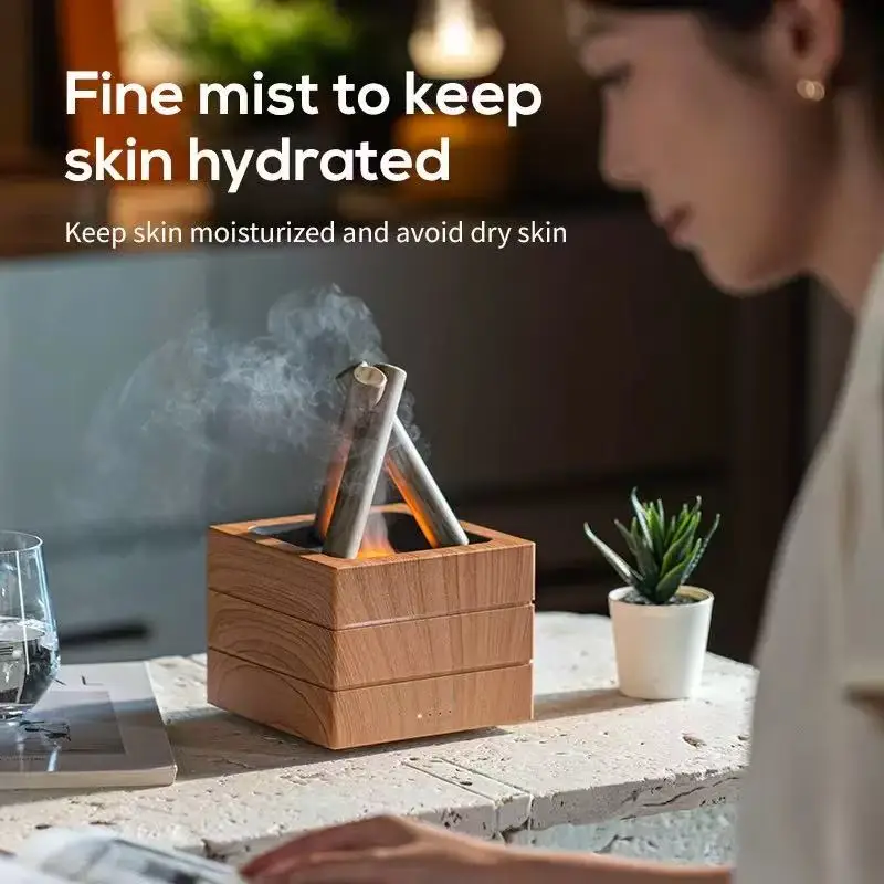 Nawilżacz Powietrza Efekt Płom – Home Fragrance Leather Diffuser recenzja i cena
