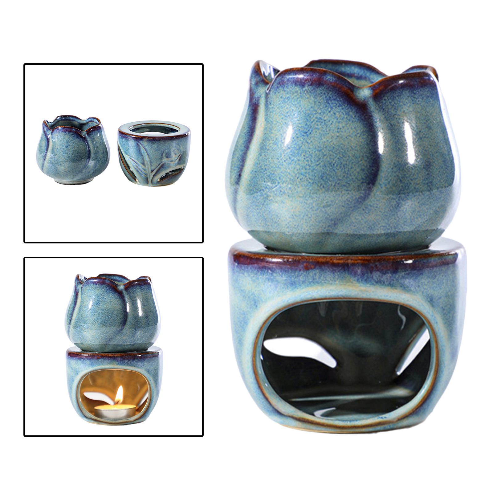 Tulipan ceramiczny palnik olej – Home Fragrance Oils For Oil Burners recenzja i cena